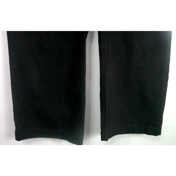 Old Navy Women's 14 Black Wide Leg Pants Cotton Spandex - Picture 3 of 9